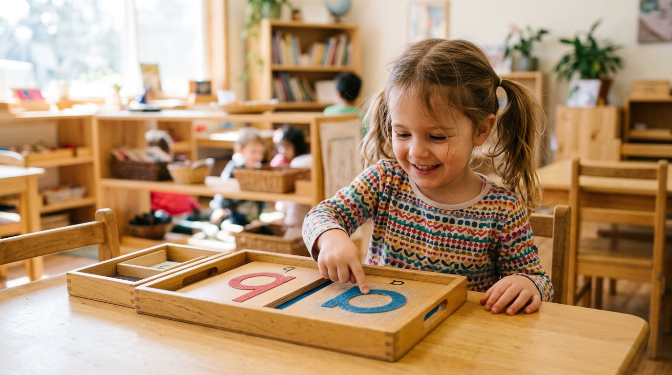 Apprendre à lire et écrire à 4 ans : L'approche sensorielle à Tanger